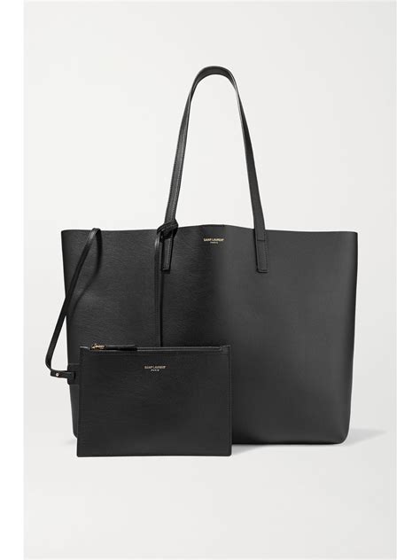 saint laurent large leather shopper